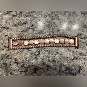 Rose Gold Apple Watch Beaded Band